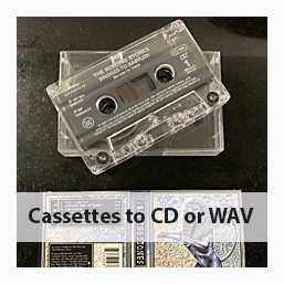 Audio Cassettes to WAV, CD or MP3
